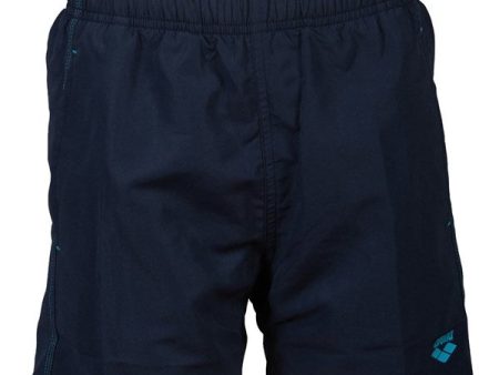 Arena Badeshorts Solid R Navy-Turquoise Fashion