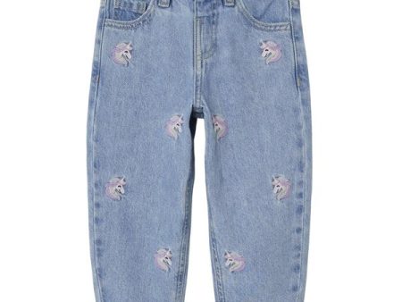 Name it Light Blue Denim Unicorn Bella Shaped Jeans on Sale