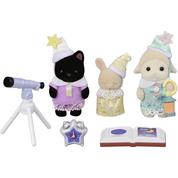 Sylvanian Families® Dagiskompisar - Sleepover Party Trio Fashion