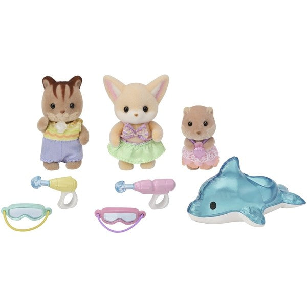 Sylvanian Families® Dagiskompisar - Simbassäng Trio Supply