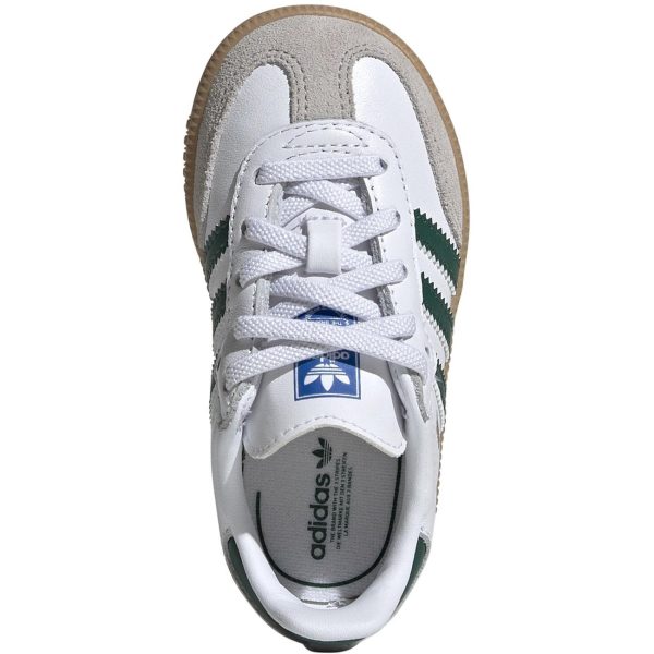 adidas Originals SAMBA OG EL I Sneakers Cloud White   Collegiate Green   Gum Sale