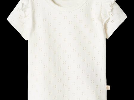 Lil Atelier Coconut Milk Himaja T-Shirt Discount