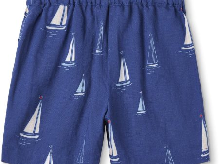 Fliink Mazerine Blue Aop Sailor Shorts Online now