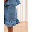 Fliink Light Denim Blue Hi Shorts Online Sale