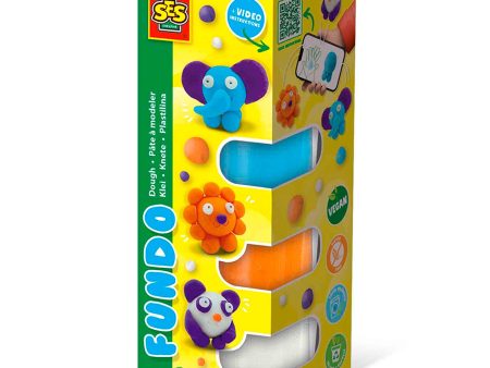 SES Creative Modelling Wax - Fundo Wildlife 3X90Gr-1X40Gr Hot on Sale