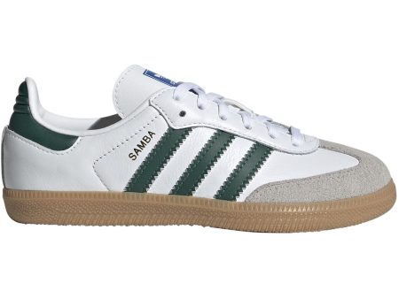 adidas Originals SAMBA OG C Sneakers Cloud White   Collegiate Green   Gum Hot on Sale