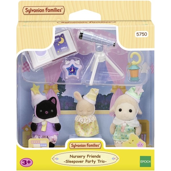 Sylvanian Families® Dagiskompisar - Sleepover Party Trio Fashion