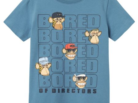 Name It Provincial Blue Attis Bored Of Directors T-Shirt on Sale