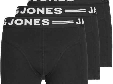 Jack & Jones Junior Black Sense Boxershort 3-pack Noos Sale