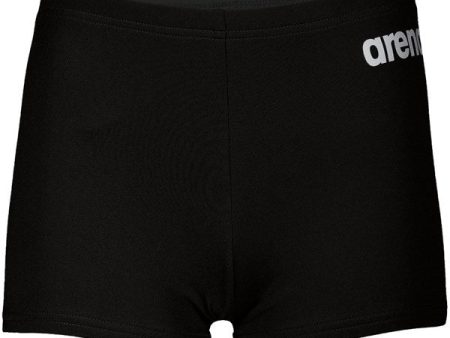 Arena Team Badeshorts Solid Black-White Online Hot Sale