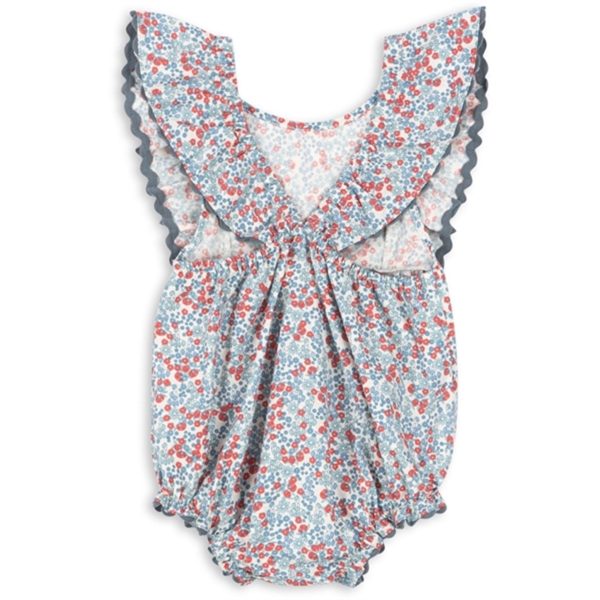 Konges Sløjd Bibi Blue Verbena Romper For Cheap