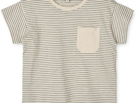 Liewood Y D Stripes Whale Blue Sandy Dodoma Stripe T-shirt Fashion