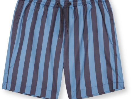 Mads Nørgaard Deep Well Captain s Blue Sea Print Sandrino Shorts Fashion