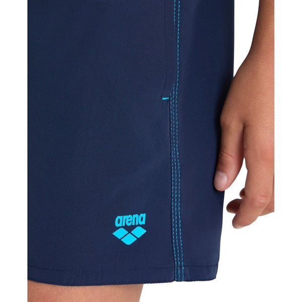 Arena Badeshorts Solid R Navy-Turquoise Fashion