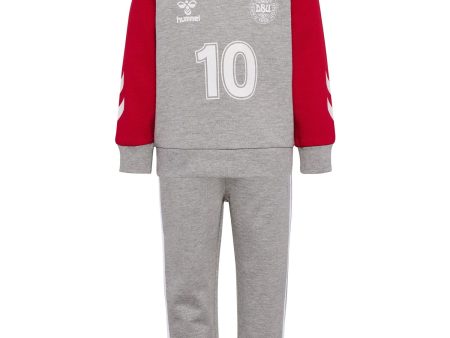 Hummel Grey Melange DBU Gameday Crewsuit Online Hot Sale