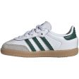 adidas Originals SAMBA OG EL I Sneakers Cloud White   Collegiate Green   Gum Sale