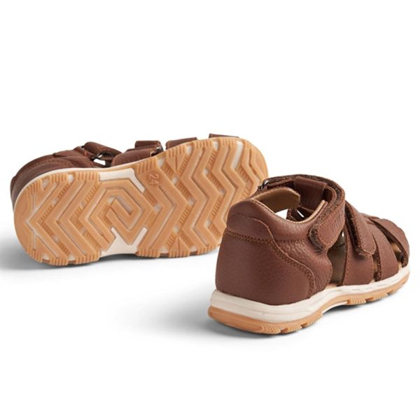 Wheat Sandal Closed Toe Frei S Cognac on Sale