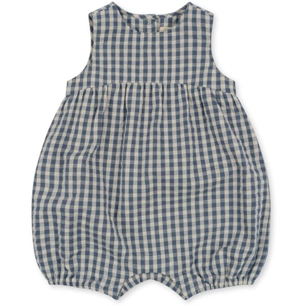 Konges Sløjd Captains Blue Check Kim Romper Sale