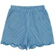 Copenhagen Colors Sharp Blue Stripe Shorts m. Deco Discount