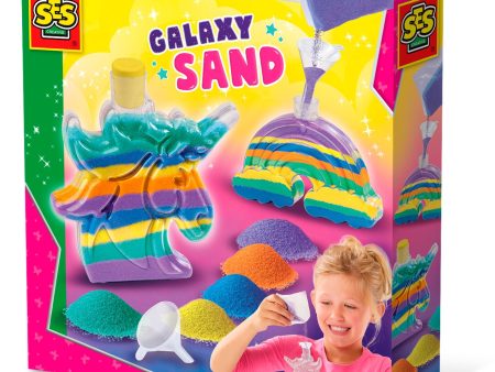 SES Creative Sand Art - Galaxy - Enhörning och regnbåge For Discount