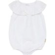 Hust & Claire Bebis White Magnolia Romper Online Sale