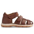 Wheat Sandal Closed Toe Frei S Cognac on Sale