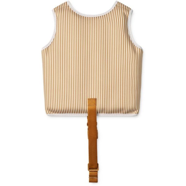 LIEWOOD Stripe: Sandy Golden Caramel Dove Badväst Hot on Sale