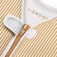 LIEWOOD Stripe: Sandy Golden Caramel Dove Badväst Hot on Sale