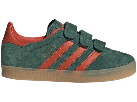 adidas Originals GAZELLE CF C Sneakers Collegiate Green   Preloved Red   Gum Hot on Sale