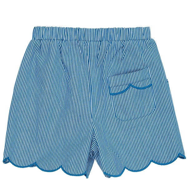 Copenhagen Colors Sharp Blue Stripe Shorts m. Deco Discount