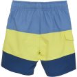 Color Kids Badeshorts Colorblock Limelight Hot on Sale