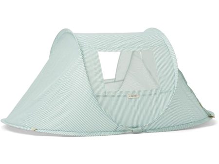 Liewood Bjork Tält Stripe Ice BlueCreme De La Creme Online Hot Sale