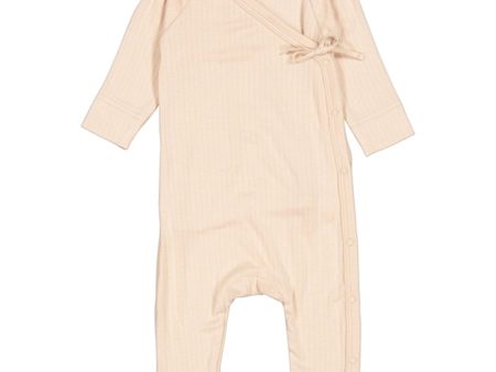 MarMar New Born Micro Modal Beige Rose Rula Onesies For Discount