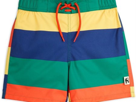 Mini Rodini Multi Stripe Woven Badeshorts Sale