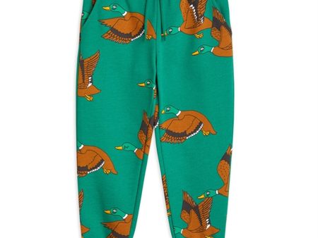 Mini Rodini Ducks Aop Sweatpants Green Sale