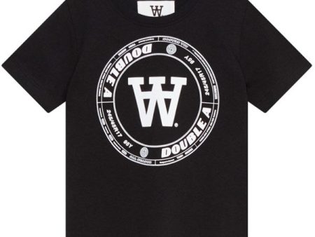 Wood Wood Black Ola Tirewall T-Shirt Online now