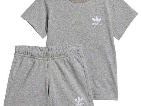 adidas Originals Grey Shorts Tee Set Online