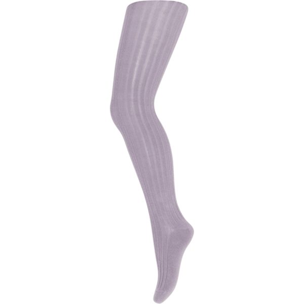 MP Danmark 130 Bomull Rib Tights 1022 Lavender Sky Cheap