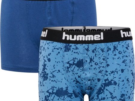 Hummel Dark Denim Nolan Boxers 2-pack Hot on Sale