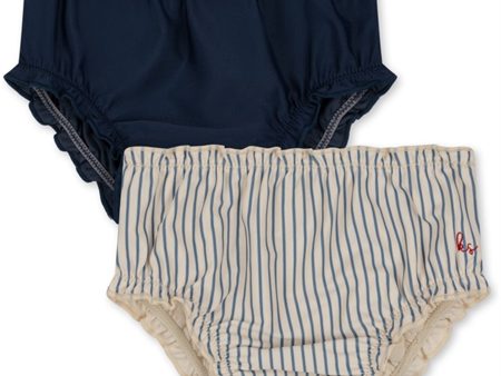 Konges Sløjd Blue Stripe 2-Pack Collette Bebis Byxor Supply