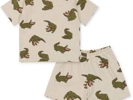 Konges Sløjd Crocodile 2-pack Lin Set Online now