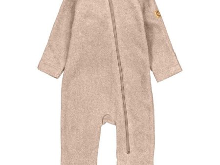 Mikk-Line Bomull Fleece Overall Warm Taupe Online