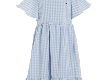 Tommy Hilfiger Gingham Klänning Breezy Blue Check Fashion