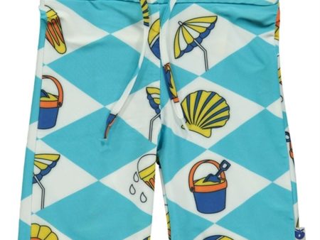 Småfolk Blue Atoll Summer Vacation Badeshorts Sale