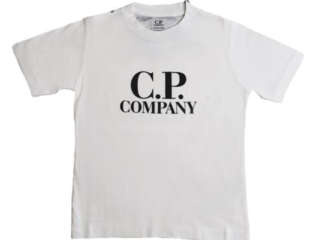 C.P. Company Gauze White T-shirt on Sale