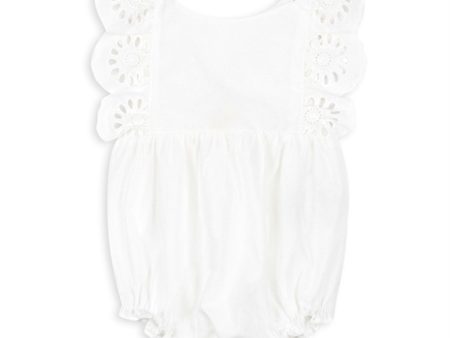 Konges Sløjd Optic White Posey Romper Online now