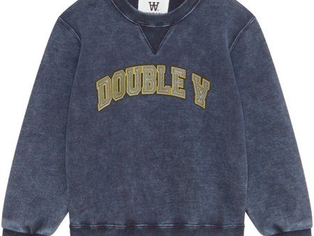 Wood Wood Navy Rod Ivy Sweatshirt Online