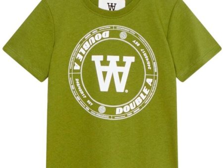 Wood Wood Fatique Green Ola Tirewall T-Shirt For Cheap