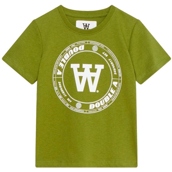 Wood Wood Fatique Green Ola Tirewall T-Shirt For Cheap