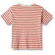 Wheat Red Stripe T-shirt Fabian Discount